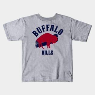 buffalo bills brush Kids T-Shirt